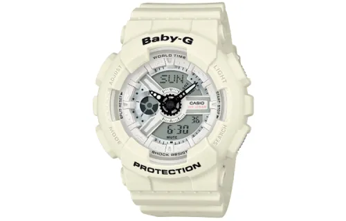 CASIO Women's BABY-G White Watch BA-110PP-7A