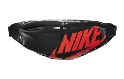 Nike Heritage Polyester Sling Bag, Crossbody Bag, Fanny Pack Regular Unisex Black