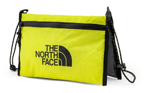 THE NORTH FACE 3.8L Shoulder Bag, Crossbody Bag, Outdoor Bag Polyester Fluorescent Yellow Unisex