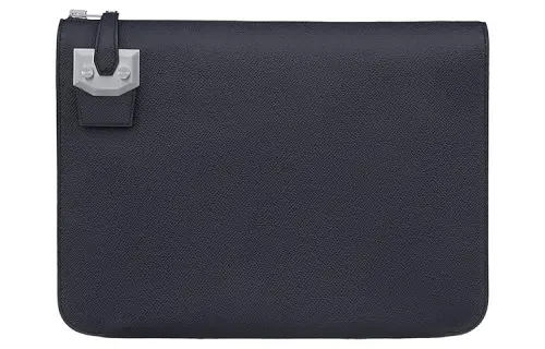 HERMES Cityhall Calfskin Clutch Small Men's Multicolor