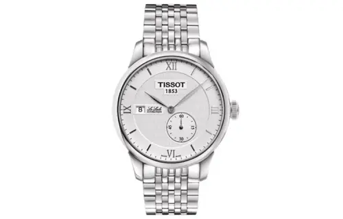 TISSOT Le Locle Collection Automatic Mechanical Movement Men's Watch 39.5mm Silver Dial Stainless Steel Case