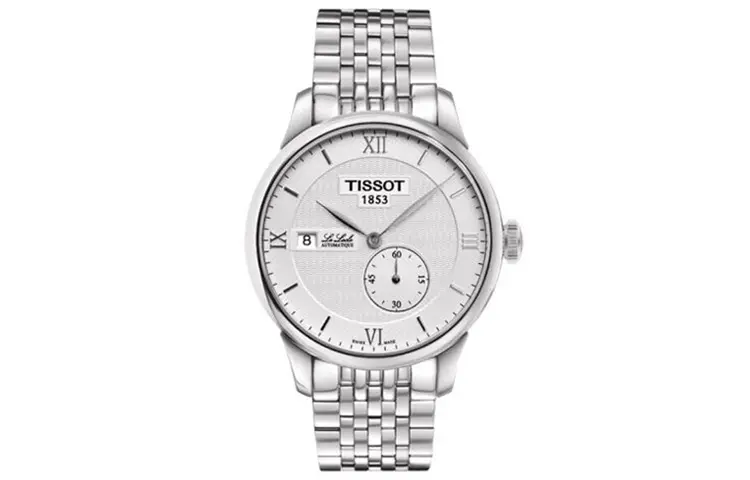 TISSOT Le Locle Collection Automatic Mechanical Movement Men's Watch 39.5mm Silver Dial Stainless Steel Case