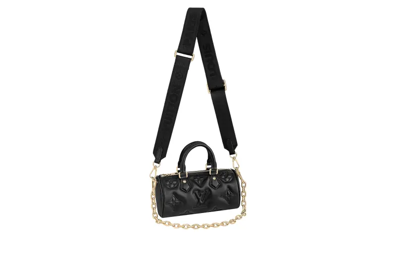 LOUIS VUITTON Papillon Bb Black