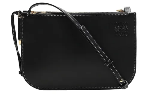 LOEWE Gate Calfskin Crossbody Bag, Shoulder Bag Women's Black