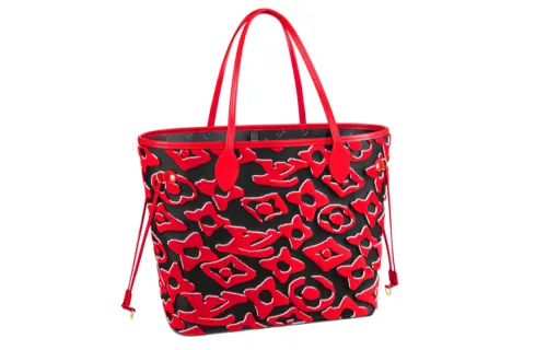 LOUIS VUITTON X Uf Neverfull Mm Red