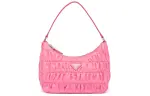 PRADA Saffiano Leather One Shoulder Handbag Mini Women's Pink