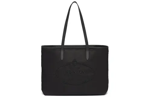 PRADA Nylon Tote Bag, Shopping Bag, Shoulder Bag, Handbag Women's Black