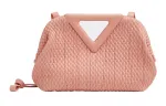 Bottega Veneta Sheepskin Clutch Women's Pink