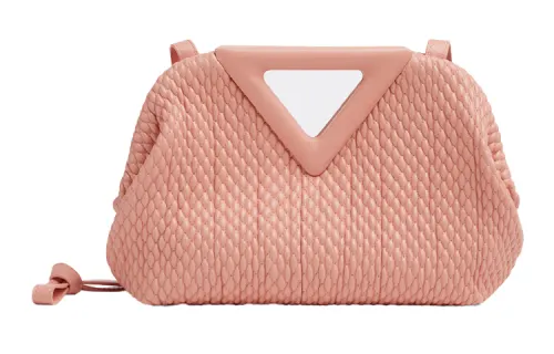Bottega Veneta Sheepskin Clutch Women's Pink