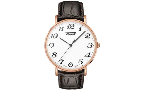 TISSOT Nostalgic Classic Collection Quartz Movement Men's Watches Watch 42mm White Dial Stainless Steel Case