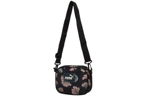 PUMA Fabric Shoulder Bag, Crossbody Bag Unisex Black