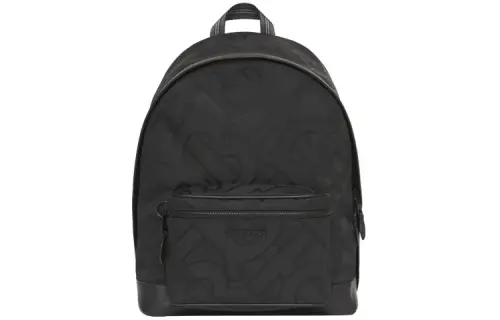 Burberry Leather Backpack Men's Black