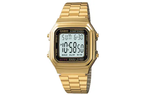 CASIO Women's YOUTH Gold Watch A178WGA-1ADF