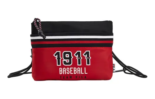 FILA FUSION Fabric Messenger Bag, Shoulder Bag Regular Unisex Dark Red