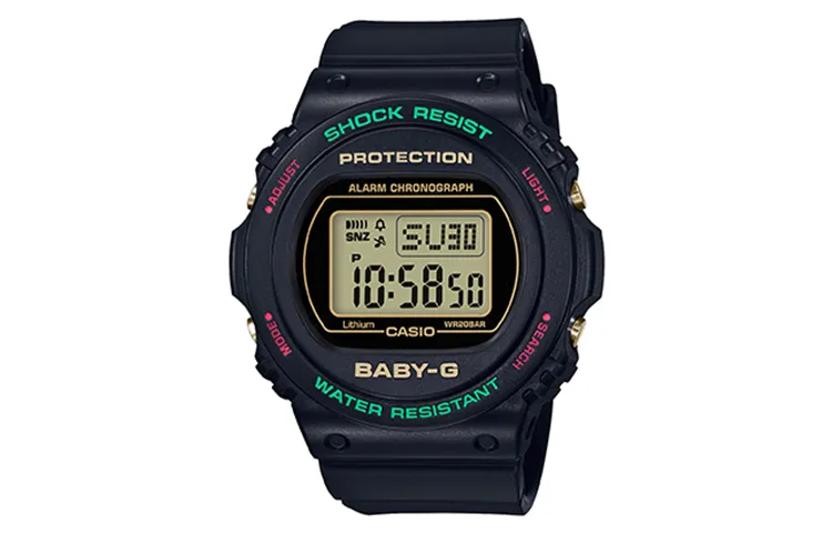 CASIO Women's BABY-G Black Watch BGD-570TH-1PRD