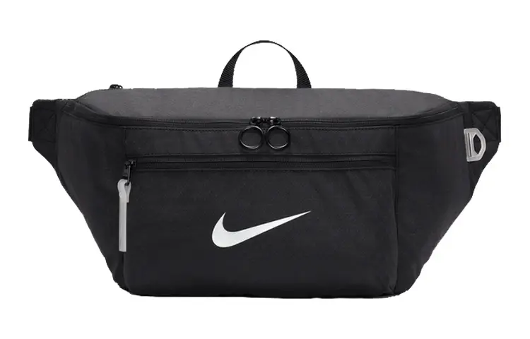Nike Fabric One Shoulder Crossbody Sling Bag, Fanny Pack Regular Unisex Black