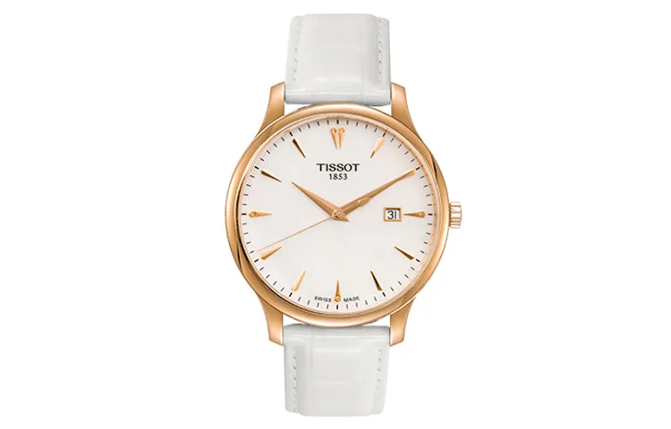 TISSOT Junya Collection Quartz Movement 30m Waterproof Men's Watches Watch 42mm White Dial Stainless Steel Case