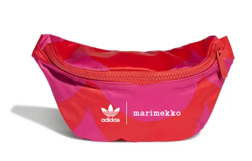 Adidas Originals ADIDAS X MARIMEKKO Collaboration Polyester Fanny Pack Sling Bag Crossbody Bag Regular Unisex Red