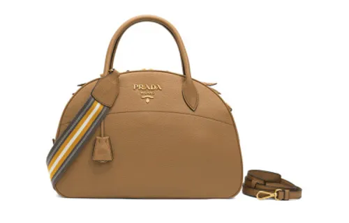 PRADA Fashion Cow Leather Shoulder Bag, Crossbody Bag, Handbag Women's Black