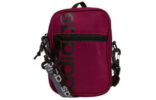 Adidas Polyester Crossbody Bags Regular Unisex Burgundy