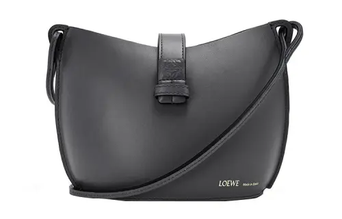 LOEWE Calfskin Bucket Bags Crossbody Bag, Shoulder Bag Women's Black