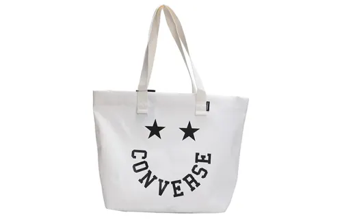 Converse Canvas Bag, Shoulder Bag, Handbag Regular Unisex White