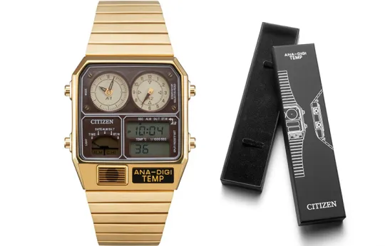 CITIZEN Quartz Movement Stainless Steel Strap Watch Unisex Coffee Watch Dial