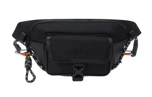 Li Ning Polyester Sling Bag, Fanny Pack Regular Unisex Black