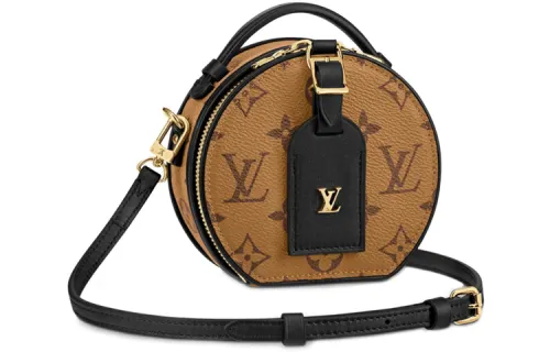 LOUIS VUITTON Mini Boite Chapeau Monogram Reverse Brown