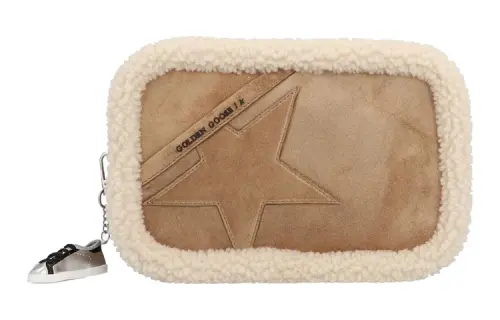 Golden Goose Cow Leather Shoulder Bag, Crossbody Bag Women's Brown