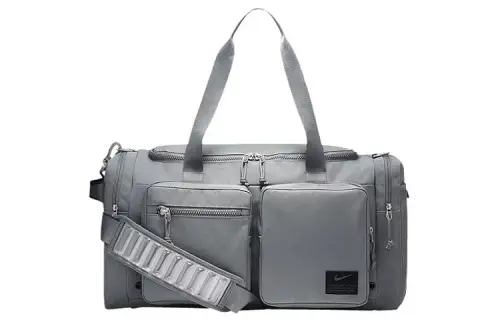 Nike Fabric Travel Bag Gym Bag Unisex Silver Gray
