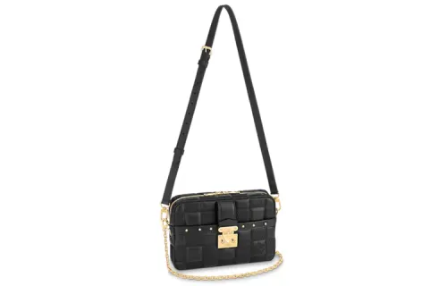LOUIS VUITTON Troca Mm Damier Quilt Black