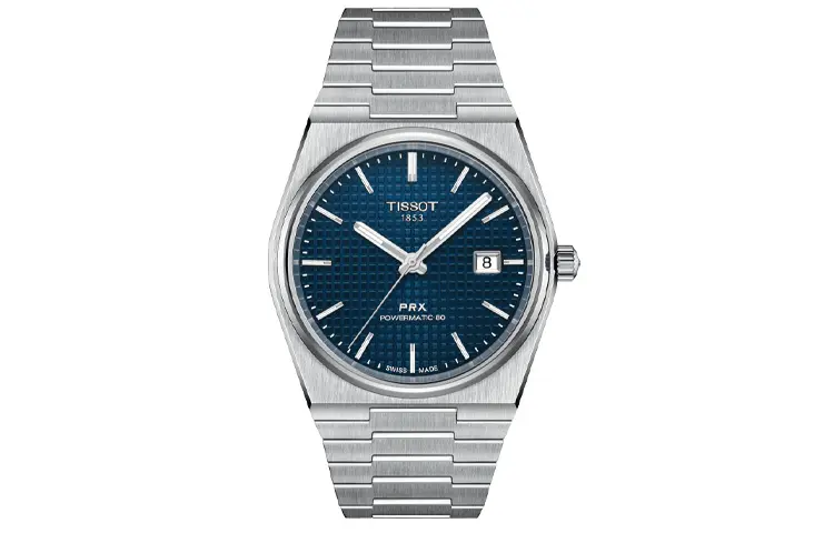 TISSOT PRX Automatic Mechanical Movement Men's Watches Watch 40mm Blue Dial Stainless Steel Watchband