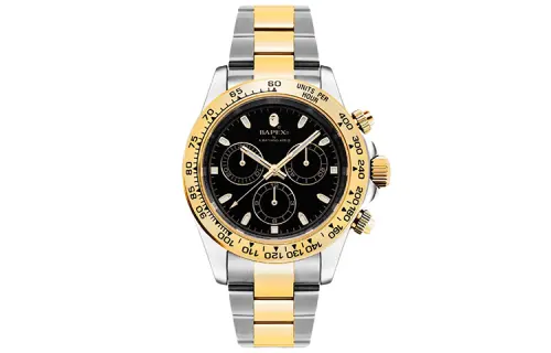 Bape Type 4 Bapex Watch Silver/Gold