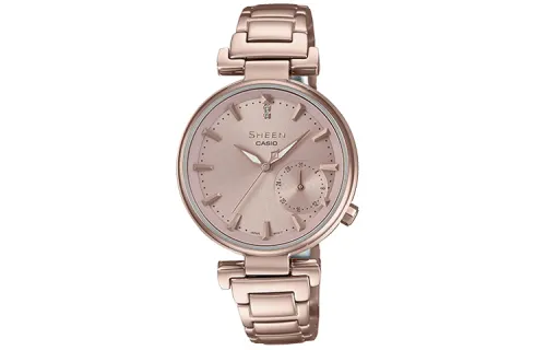 CASIO Women's SHEEN Pink Watch SHE-3514CG-9A