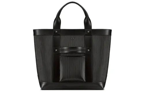 DIOR Suede Leather With Smooth Cow Leather Shoulder Bag, Crossbody Bag, Handbag Regular Men's Black