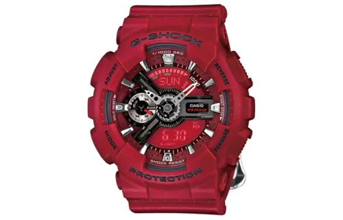 CASIO Men Red Watch GMA-S110F-4