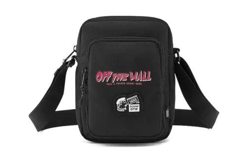 Vans Canvas Bag, Shoulder Bag, Crossbody Bag Men's Black