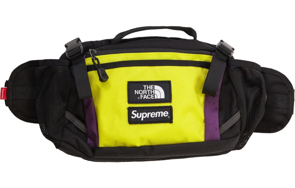 Supreme X The North Face/THE NORTH FACE Supreme FW18 Nylon Fanny Pack Regular Unisex Yellow