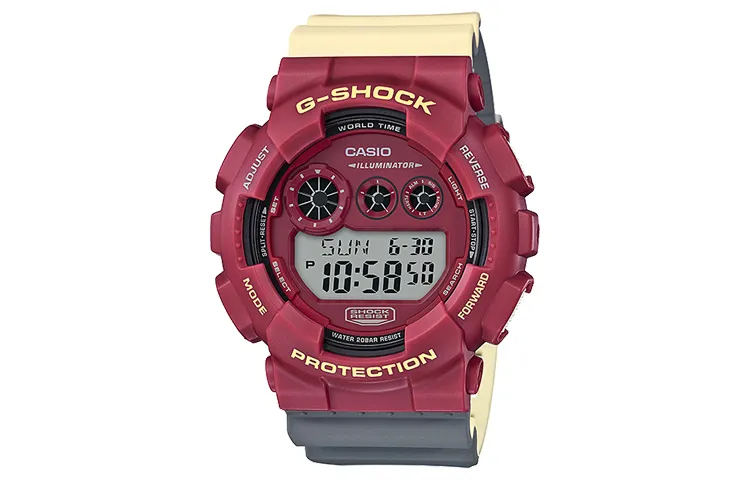 CASIO Men Red Watch GD-120NC-4