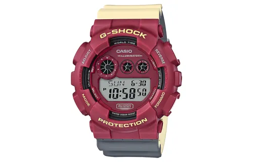 CASIO Men Red Watch GD-120NC-4