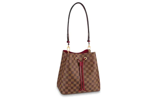 LOUIS VUITTON NOE Leather Bucket Bag, Portable Crossbody Bag, Shoulder Bag Women's