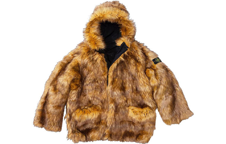 Supreme  Formula Steel Reversible Faux Fur Parka  