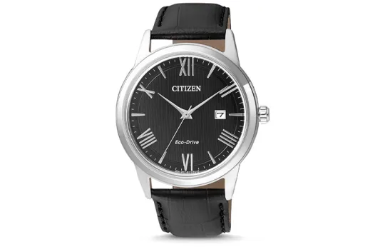 CITIZEN Ecology Drive Collection 30m Water Resistant Quartz Movement Genuine Leather Strap Watch
