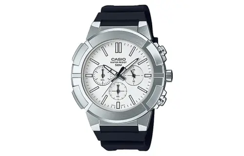 CASIO Men Standard Series White Watch MTP-E500-7AV