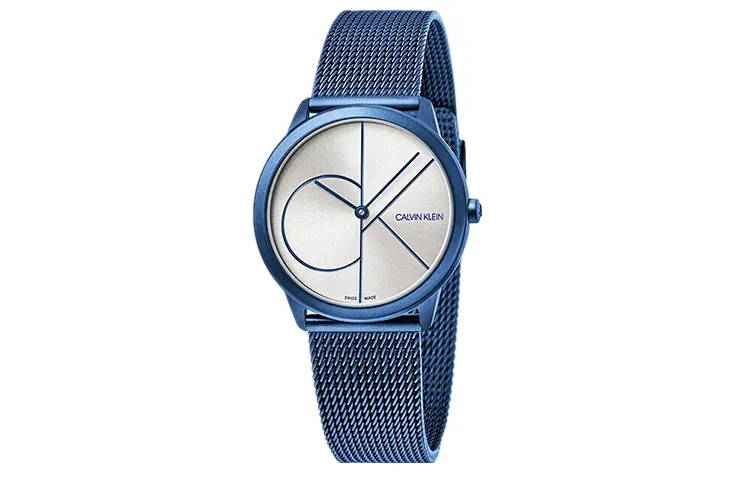 CALVIN KLEIN Wrist Watches Quartz Movement Stainless Steel Watchband 35mm Silver Dial Unisex 30m Water Resistant