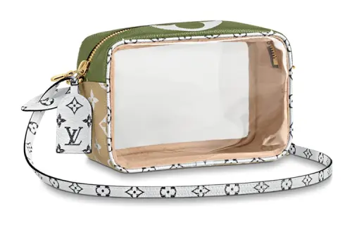 LOUIS VUITTON Beach Pouch Monogram Giant Khaki Green/Beige
