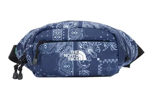 THE NORTH FACE 4.8L Crossbody Bag, Sling Bag, Fanny Pack, Outdoor Bag Polyester With Polyurethane Blue Unisex