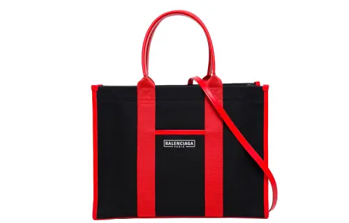Balenciaga Leather Handbag Unisex Black