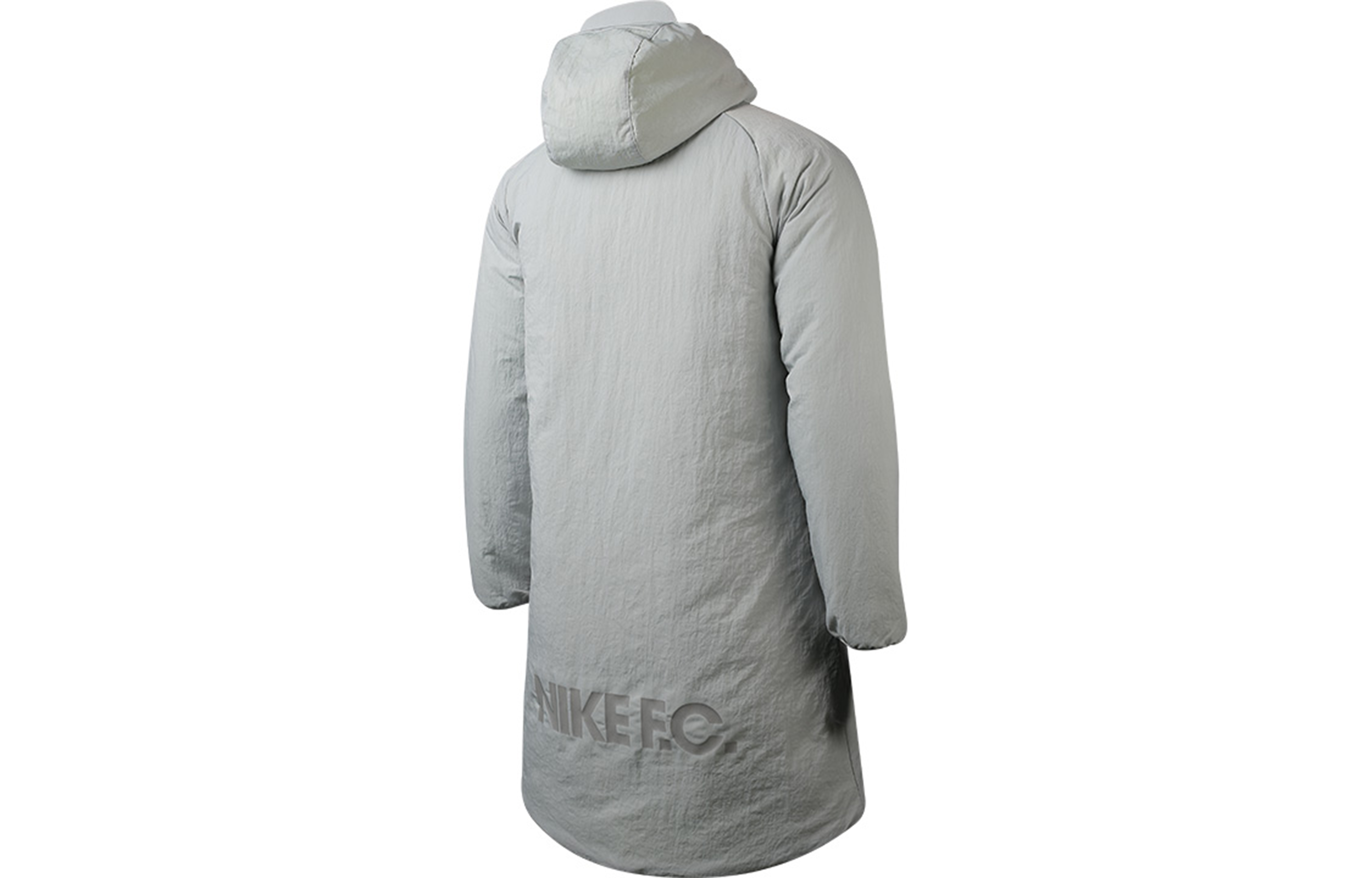 Мужская куртка Nike F.C. Synthetic-Fill (серая) — фото 2
